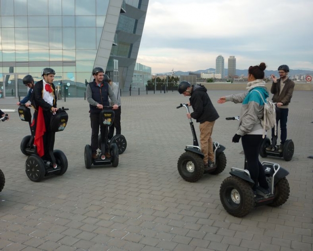 Despedida en segway